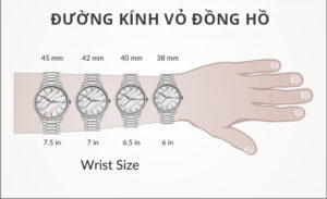 Hướng dẫn chi tiết cách chọn size đồng hồ phù hợp nhất